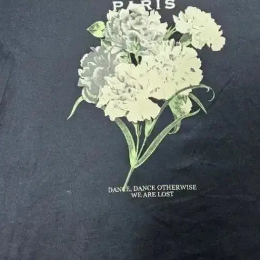 [BUNJANG] Wooyoungmi 48 Flower Back Logo T-shirt / 우영미 48 플라워 백로고반팔