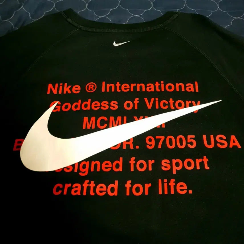 [BUNJANG] Nike Double Swoosh Futura Crew Sweatshirt (XXL) / 나이키 더블스우시 퓨추라 크루 맨투맨 블랙(XXL) CJ4872-010