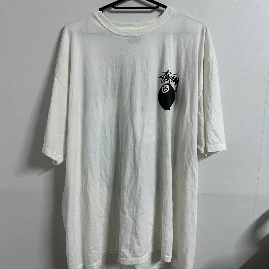 [SOLD OUT] 스투시 8볼 반팔 티셔츠 화이트