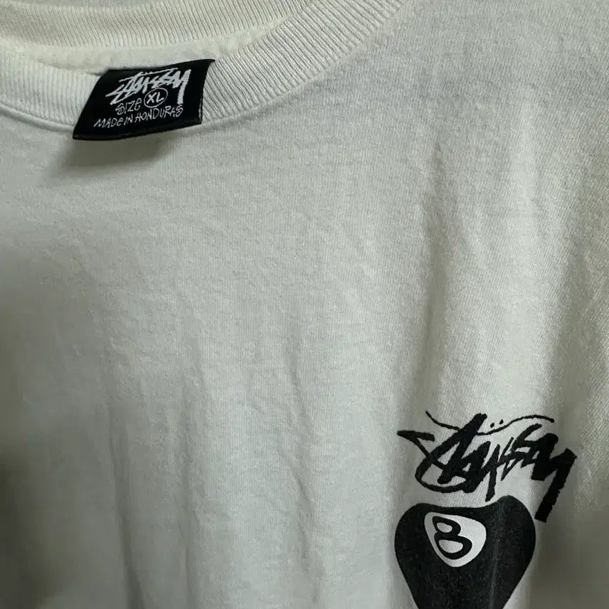 [SOLD OUT] 스투시 8볼 반팔 티셔츠 화이트