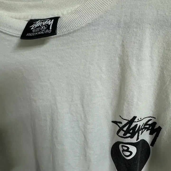 [SOLD OUT] 스투시 8볼 반팔 티셔츠 화이트