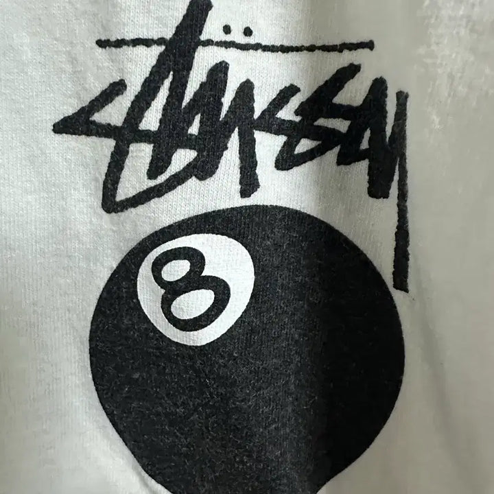 [SOLD OUT] 스투시 8볼 반팔 티셔츠 화이트