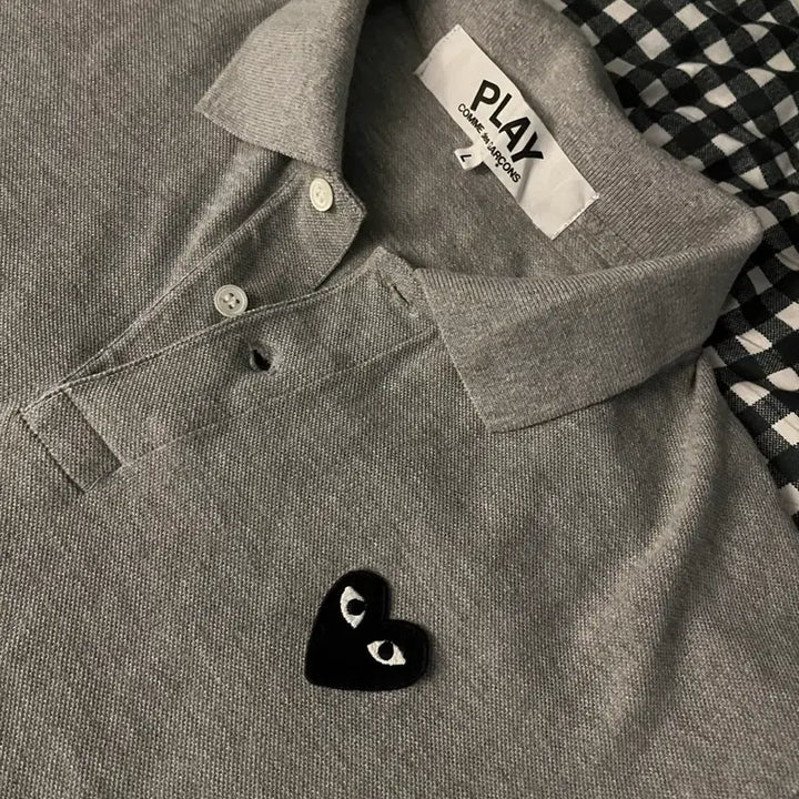 [SOLD OUT] 꼼데가르송 회색카라티