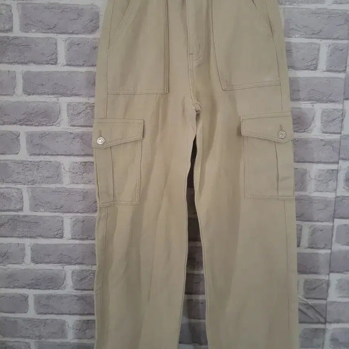 [BUNJANG] CIDER Beige Cargo Cotton Pants S / CIDER 베이지 카고 면바지S/알뜰한여우
