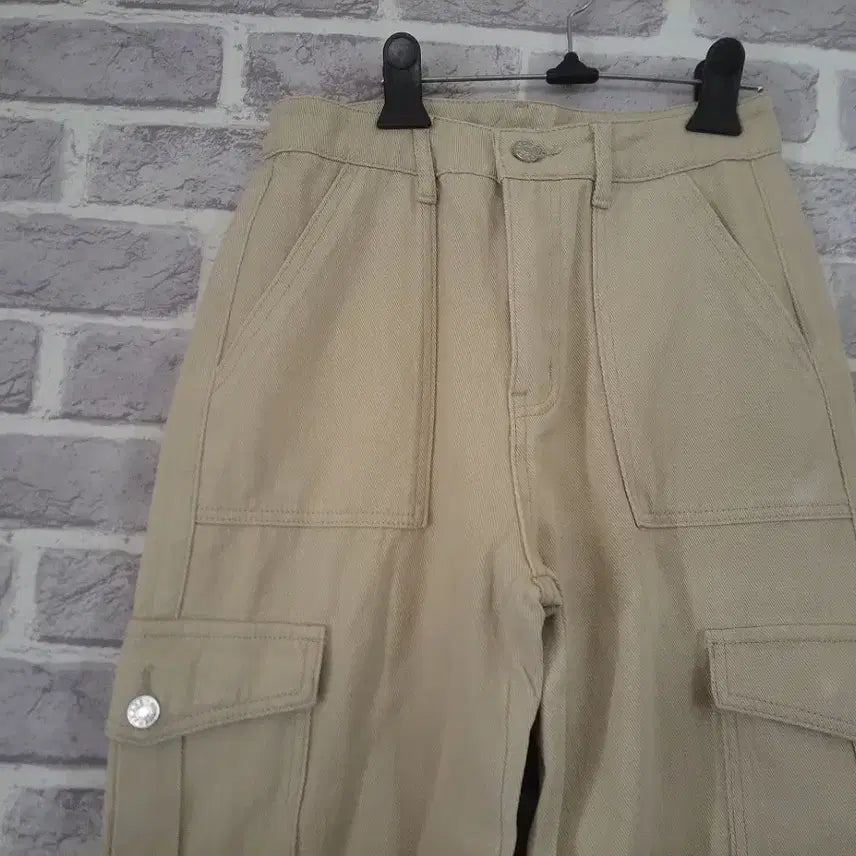 [BUNJANG] CIDER Beige Cargo Cotton Pants S / CIDER 베이지 카고 면바지S/알뜰한여우