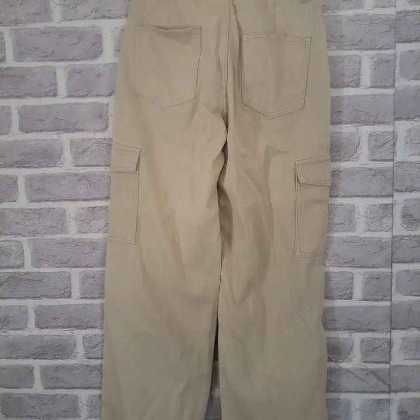 [BUNJANG] CIDER Beige Cargo Cotton Pants S / CIDER 베이지 카고 면바지S/알뜰한여우