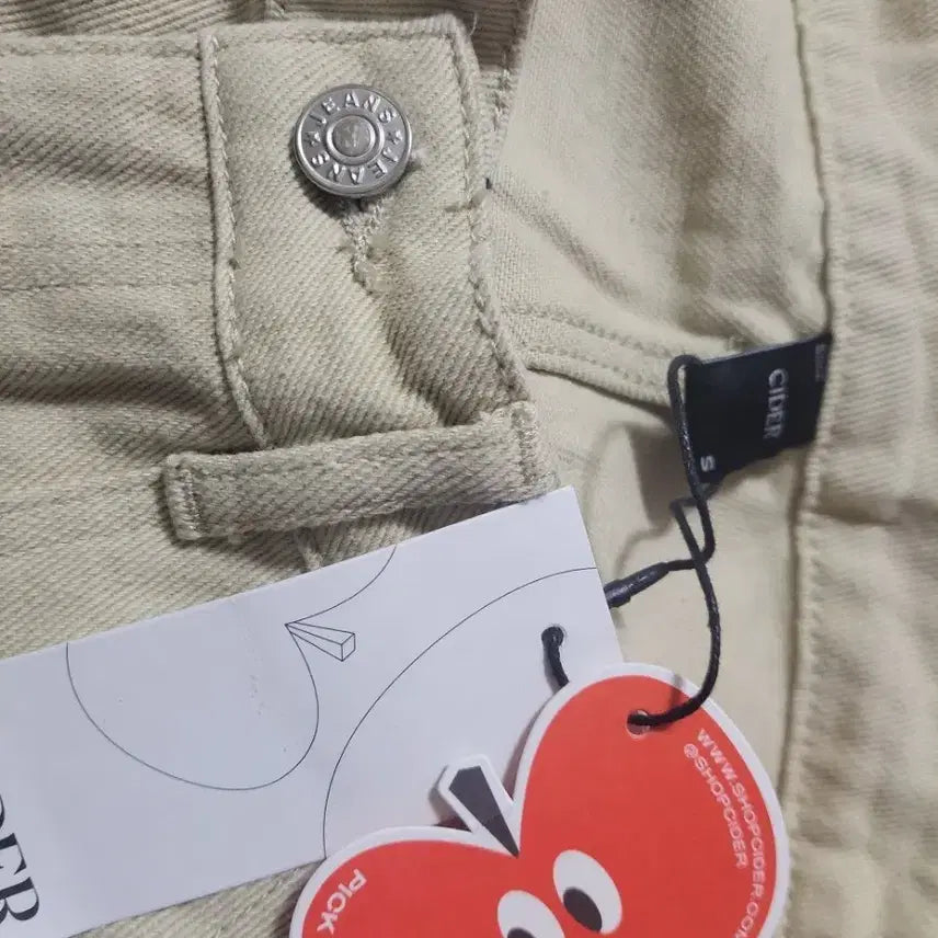 [BUNJANG] CIDER Beige Cargo Cotton Pants S / CIDER 베이지 카고 면바지S/알뜰한여우
