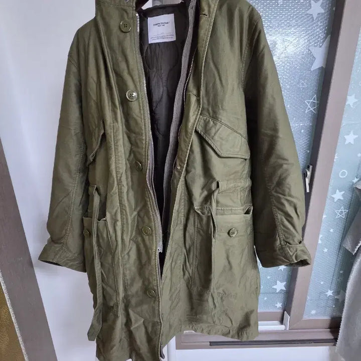 [BUNJANG] Espionage Jang Jin-ho Parka Olive (Size L) / 에스피오나지 장진호파카 올리브색상(L사이즈) 내피탈부착가능