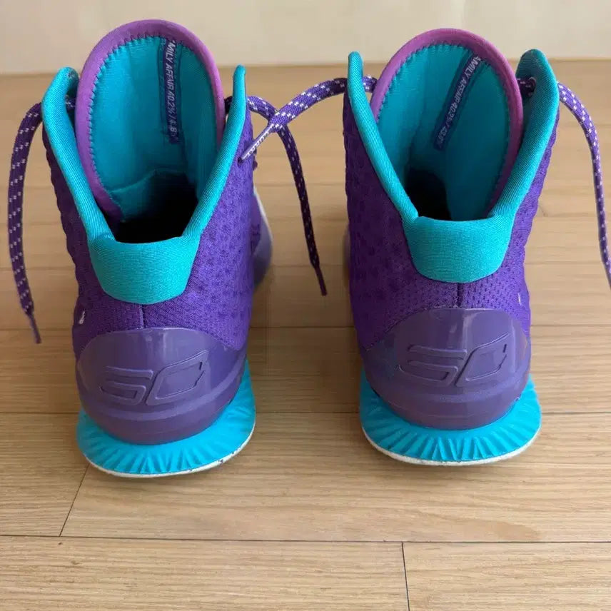 [BUNJANG] Under Armour Curry 1 Purple Basketball Shoes / 언더아머 커리1 퍼플 270