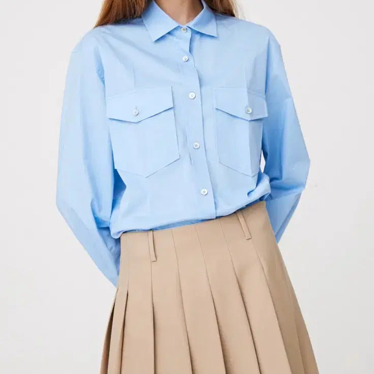 [BUNJANG] Moon Sun Pocket Classic Shirt / 문선 포켓 클래식 셔츠 (새상품)