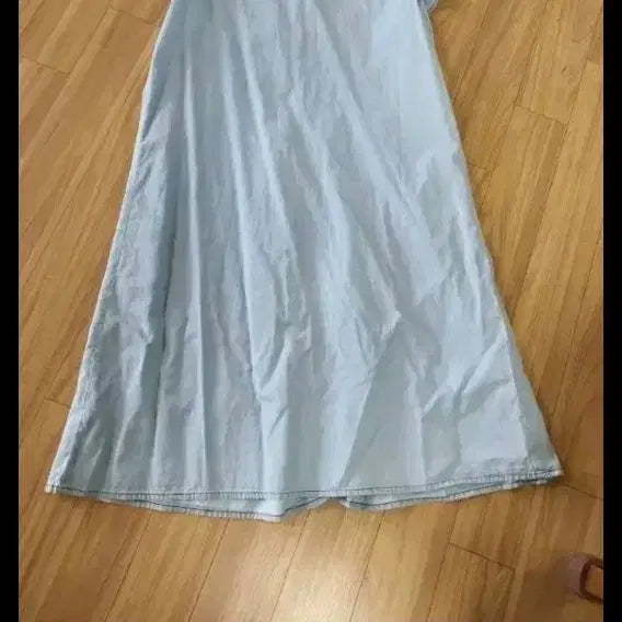 [BUNJANG] Baneige Denim Long Dress / 반에이크 데님 롱원피스