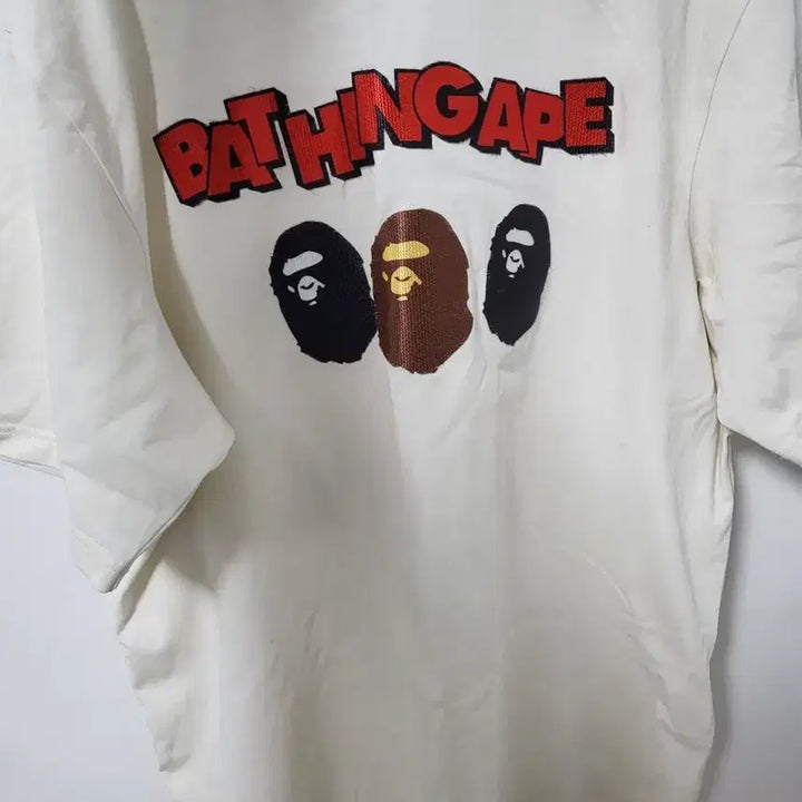 [BUNJANG] BAPE Triple Ape Head Relaxed Fit T-shirt / [M] 베이프 트리플 에이프 헤드 반팔 릴렉스드핏
