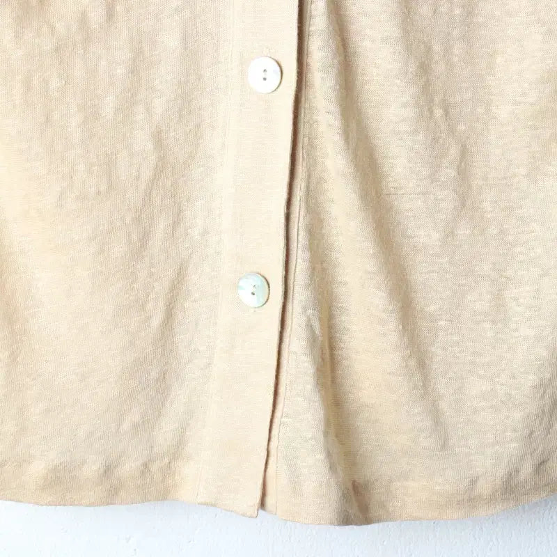 [BUNJANG] Massimo Dutti Linen Knit Cardigan / W(XS-M) 마시모두띠 니트 반팔 가디건 린넨 마-1860D