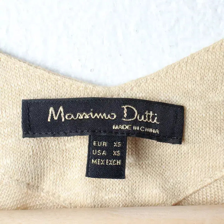 [BUNJANG] Massimo Dutti Linen Knit Cardigan / W(XS-M) 마시모두띠 니트 반팔 가디건 린넨 마-1860D