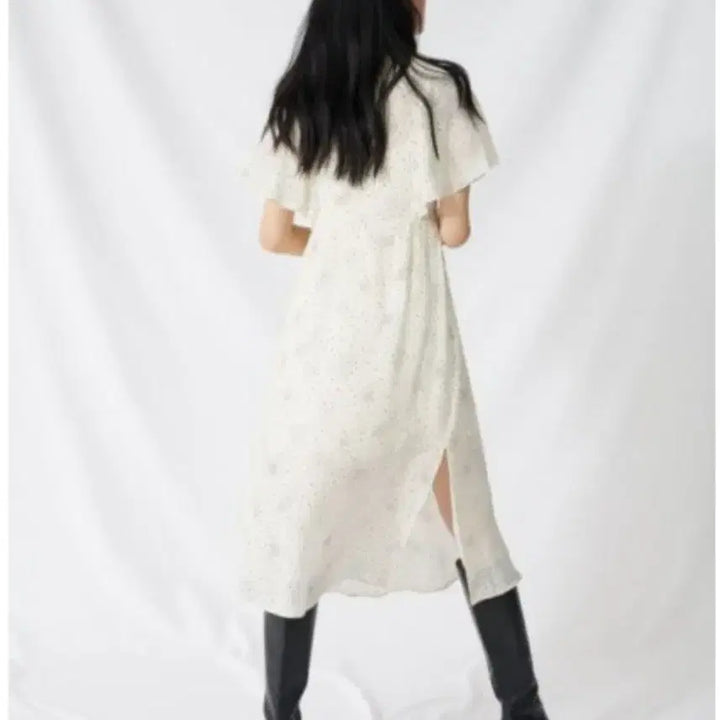 [BUNJANG] Maje Frill Long Dress / 마쥬 프릴 롱 원피스36
