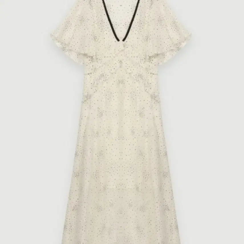 [BUNJANG] Maje Frill Long Dress / 마쥬 프릴 롱 원피스36