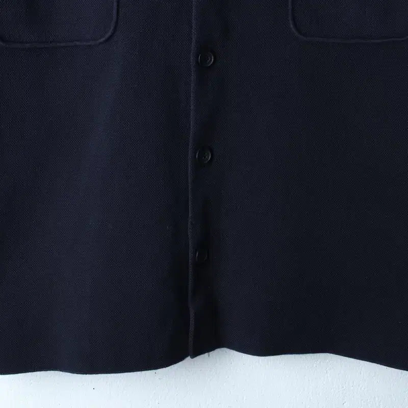 [BUNJANG] COS Navy Cotton Short Sleeve Collar Shirt / (M-XL) 코스 반팔 카라 티셔츠 셔츠 남방 네이비 면-1860E
