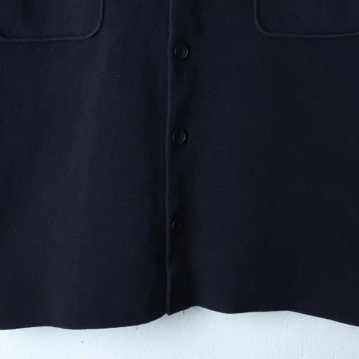 [BUNJANG] COS Navy Cotton Short Sleeve Collar Shirt / (M-XL) 코스 반팔 카라 티셔츠 셔츠 남방 네이비 면-1860E