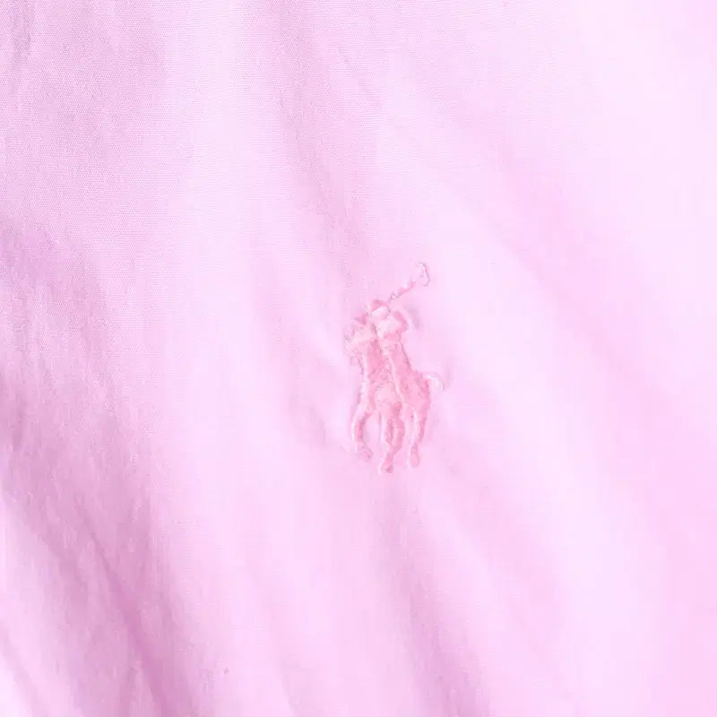 [BUNJANG] Polo Ralph Lauren Pink Short Sleeve Shirt / W(S) 폴로 랄프로렌 반팔 카라 티셔츠 셔츠 남방 핑크-1860F
