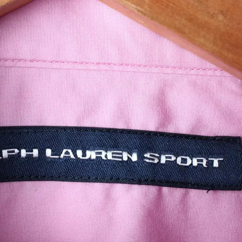 [BUNJANG] Polo Ralph Lauren Pink Short Sleeve Shirt / W(S) 폴로 랄프로렌 반팔 카라 티셔츠 셔츠 남방 핑크-1860F