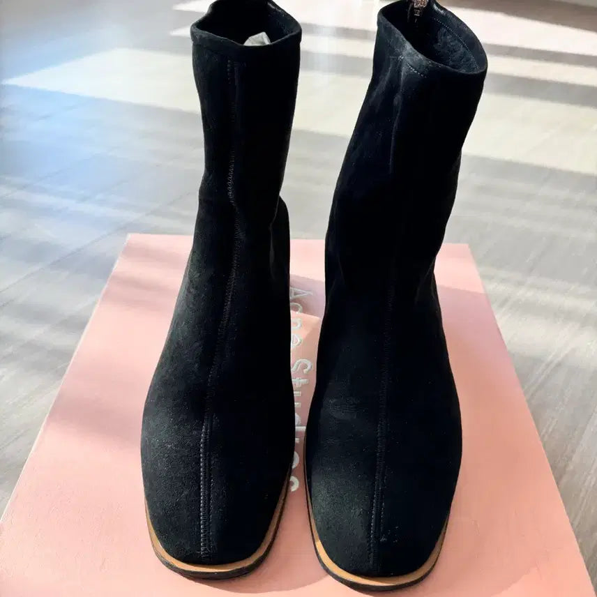 [BUNJANG] Acne Studios Bertin Shearling Leather Ankle Boots EU38 / 아크네스튜디오 베르틴 시어링 양가죽 부츠 38