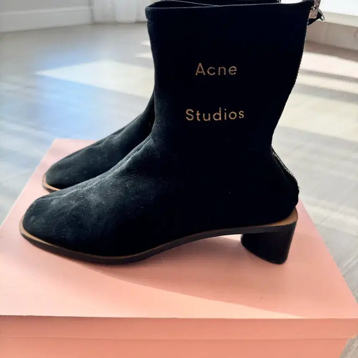 [BUNJANG] Acne Studios Bertin Shearling Leather Ankle Boots EU38 / 아크네스튜디오 베르틴 시어링 양가죽 부츠 38