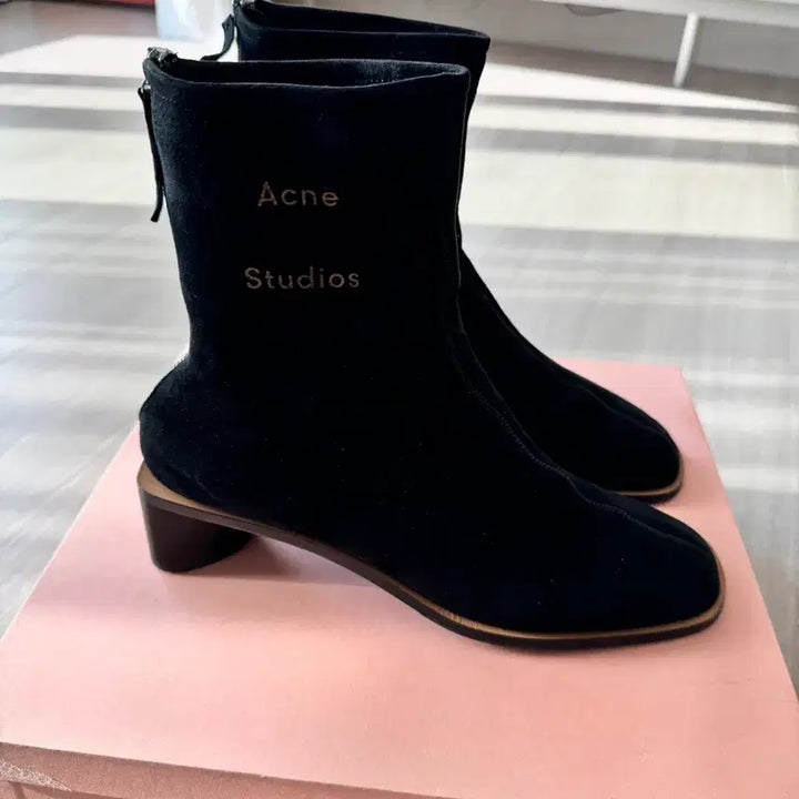 [BUNJANG] Acne Studios Bertin Shearling Leather Ankle Boots EU38 / 아크네스튜디오 베르틴 시어링 양가죽 부츠 38