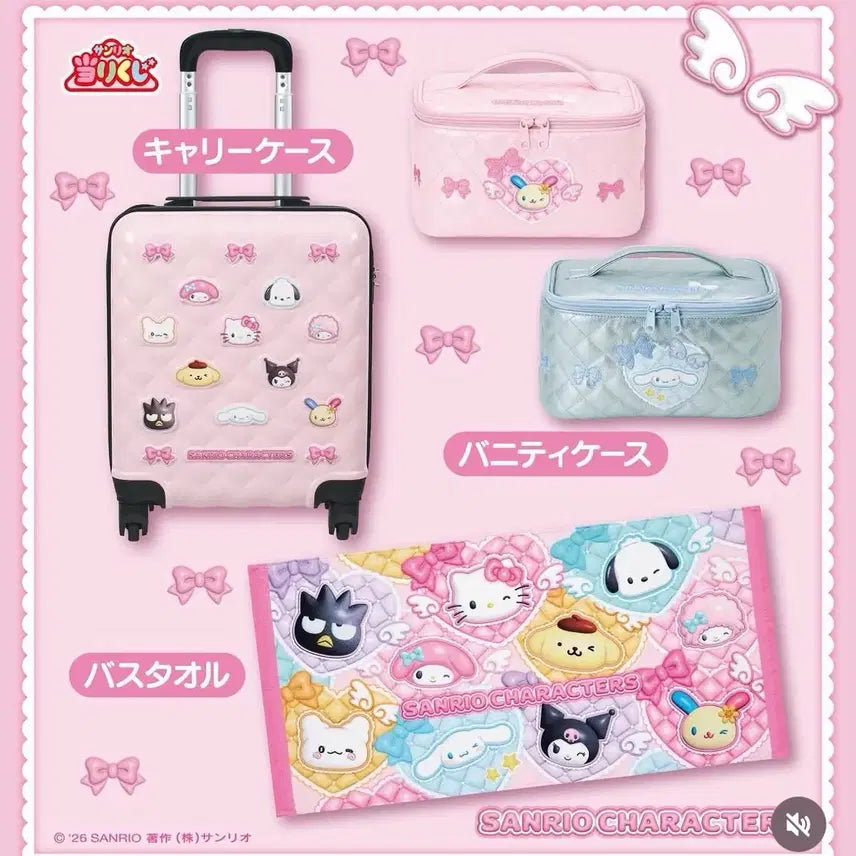 [BUNJANG] Sanrio Characters Atari Kuji 1st Prize Carrier / 산리오 캐릭터즈 아타리쿠지 1등상 캐리어 팝니당