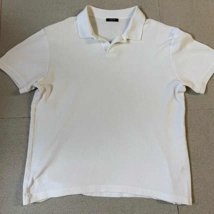 [BUNJANG] (상태굿굿)마시모뚜띠 Massimo Dutti 화이트 폴로티(L,100- / (상태굿굿)마시모뚜띠 Massimo Dutti 화이트 폴로티(L,100-