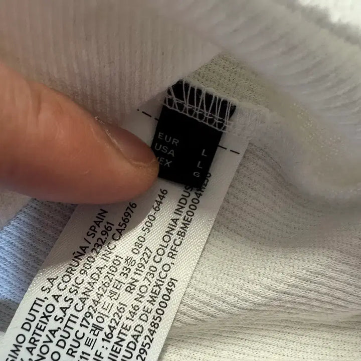 [BUNJANG] (상태굿굿)마시모뚜띠 Massimo Dutti 화이트 폴로티(L,100- / (상태굿굿)마시모뚜띠 Massimo Dutti 화이트 폴로티(L,100-