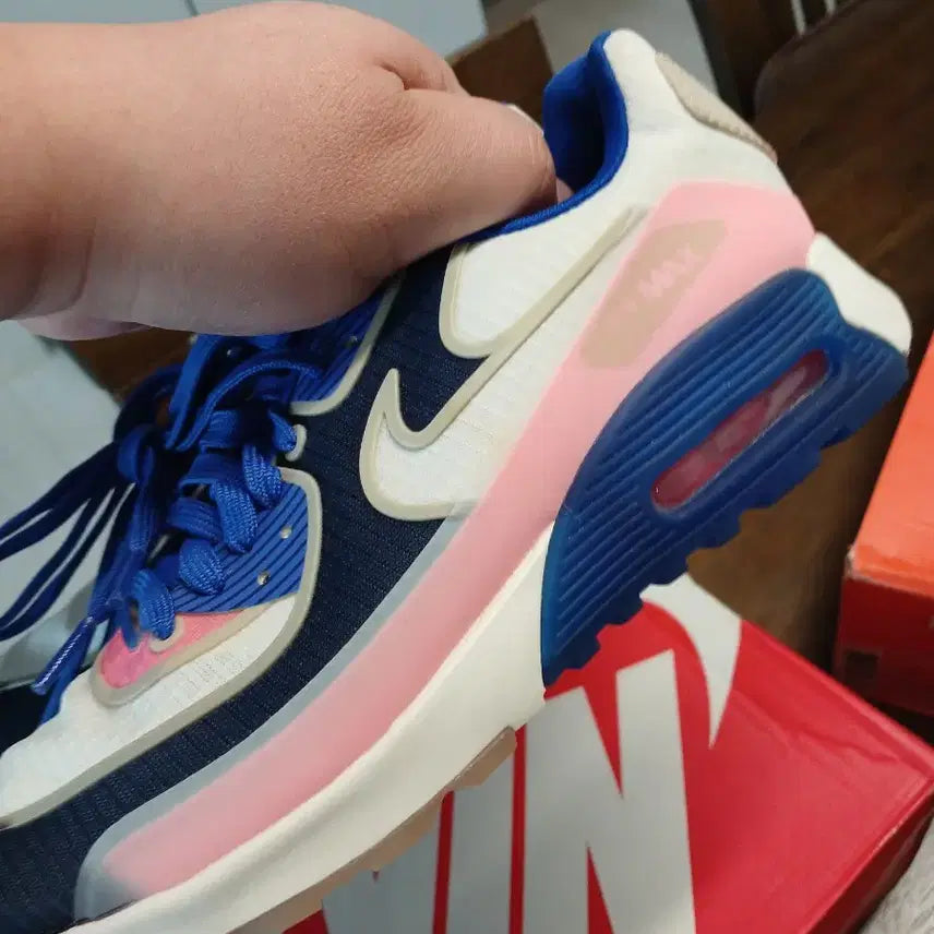 [BUNJANG] Nike Air Max Sneakers (Blue/White) / 나이키 에어맥스 운동화 블루/화이트