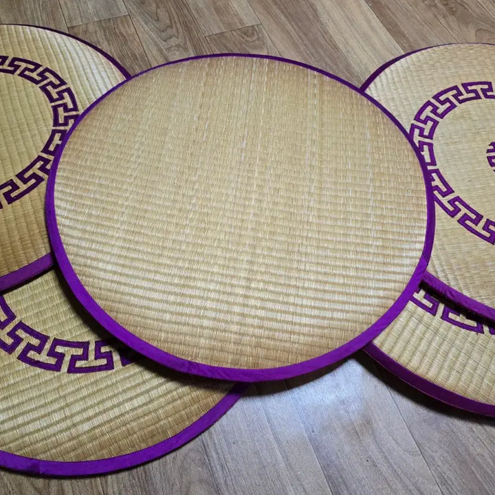 [BUNJANG] Hwamunseok Woven Seat Cushion / 화문석방석