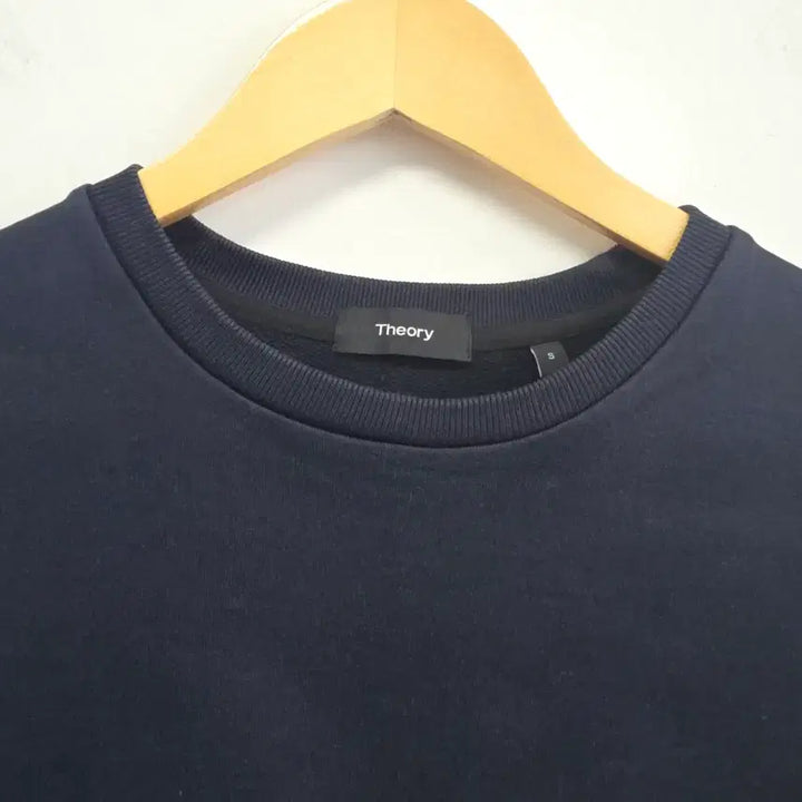 [BUNJANG] Theory Navy Tape Leaf Terry Short Sleeve T-Shirt / 띠어리반팔 S 네이비 55~66(마른)