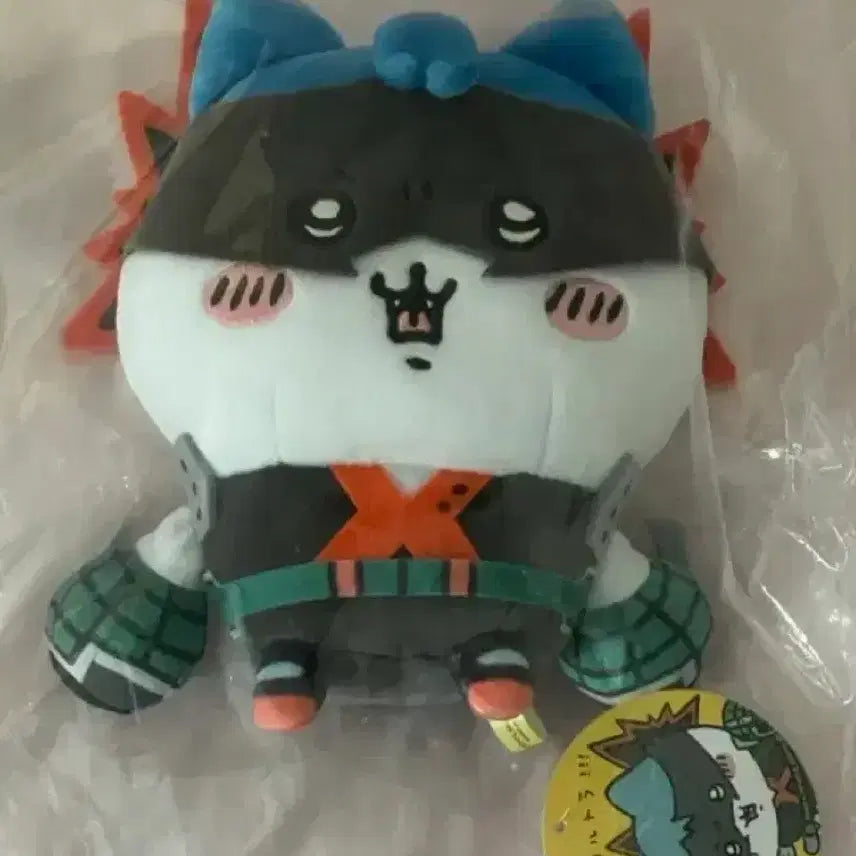 [BUNJANG] My Hero Academia x Chiikawa Katsuki Bakugo Hachiwara Plush (20cm) / 히로아카 치이카와 콜라보 바쿠고 하치와레 누이 20cm