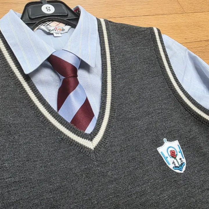 [BUNJANG] School Uniform Set (Spring/Fall/Winter) / 예쁜 여자교복 춘추동계 짧치세트d74-1(안산성호중)