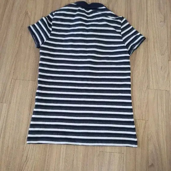 [BUNJANG] Lacoste Striped Short-Sleeve Polo Shirt Women&