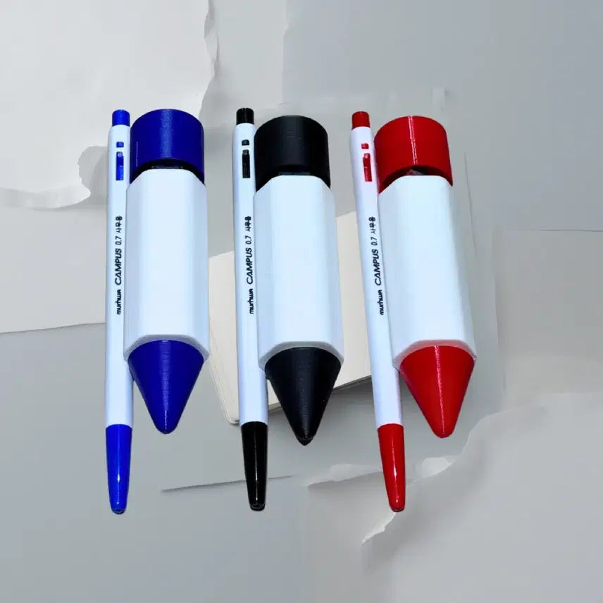 [BUNJANG] Monami Clicker Jumbo Ballpoint Pen (Blue) / 몽땅 왕볼펜 모나미 클리커(Blue)