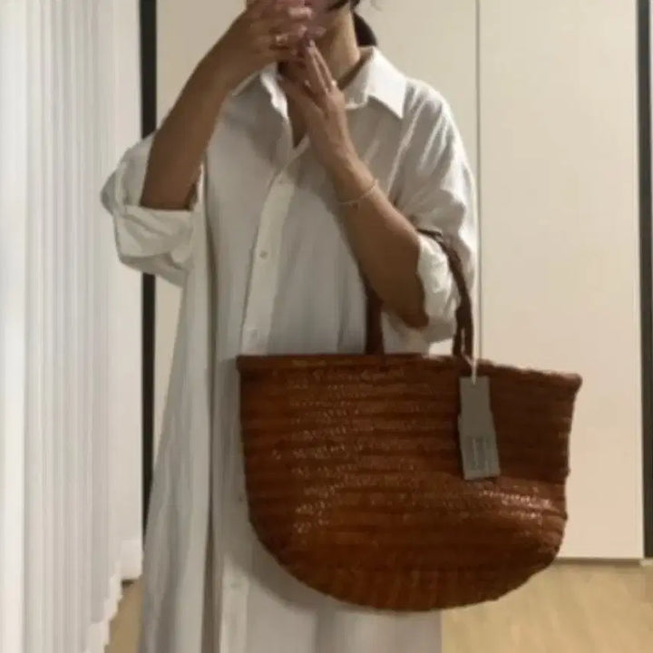 [BUNJANG] Dragon Diffusion Triple Jump Big Natural Tote Bag / (정품) 드래곤디퓨전 트리플 점프 빅사이즈