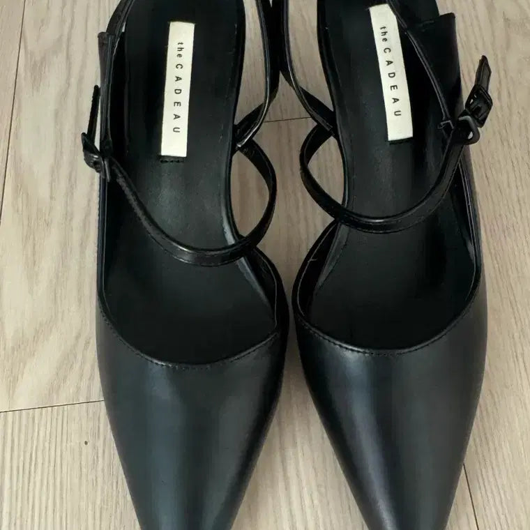 [BUNJANG] Liv Slingback Heels Black 240 / 리브슬링백힐 블랙 240