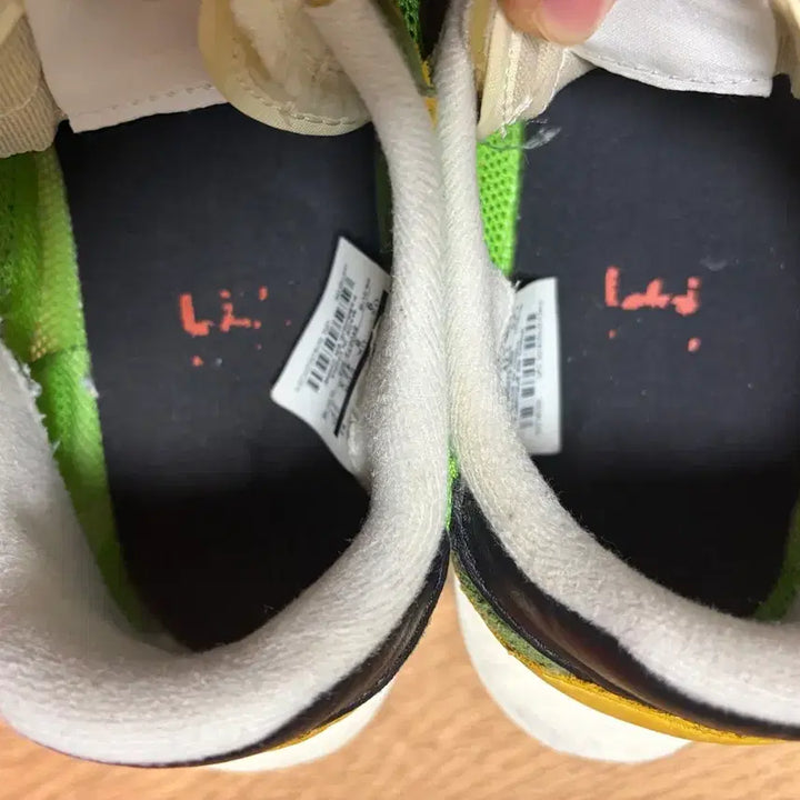[BUNJANG] Nike x Sacai LD Waffle Green Sneakers / 270)나이키x사카이 LD와플 그린 스니커즈