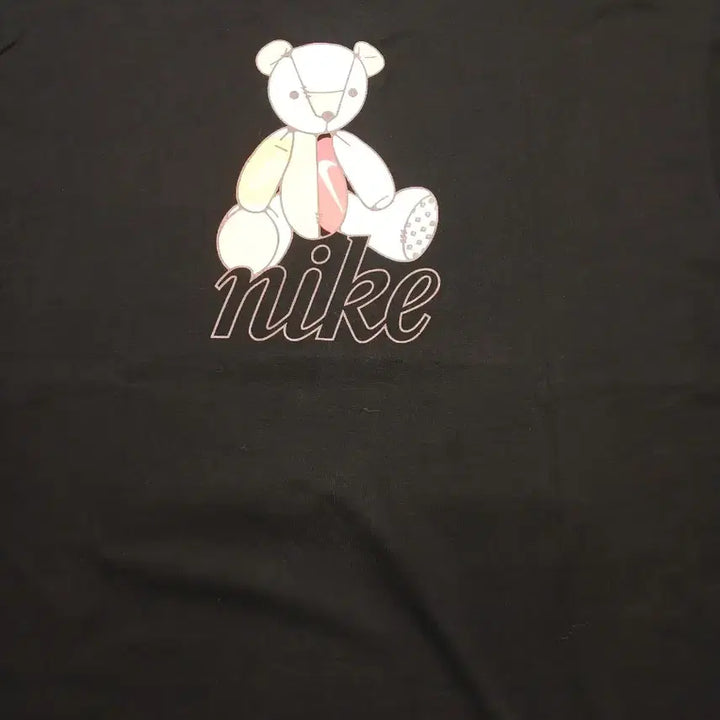 [BUNJANG] Nike Black Embroidered Logo Short Sleeve T-Shirt / 나이키 블랙 자수 로고 반팔 티셔츠