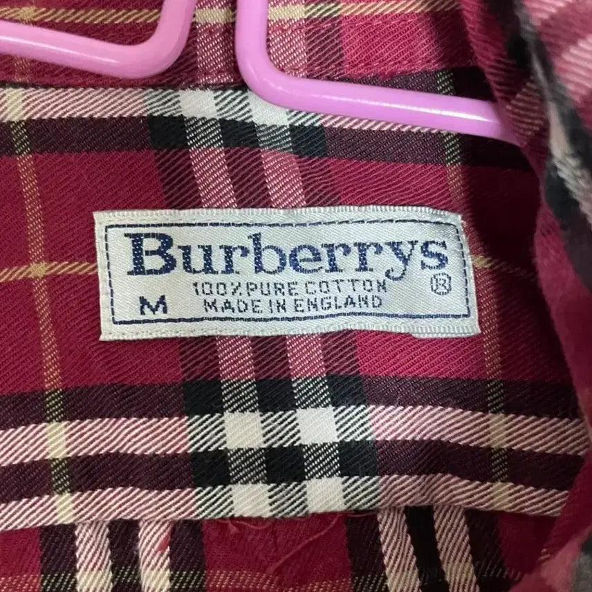 [BUNJANG] Burberry Red Check Shirt / 버버리 레드 체크셔츠