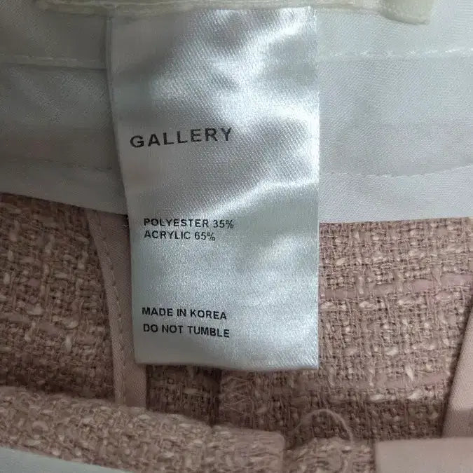 [BUNJANG] Gallery Pink Tweed Shorts Size S / GALLERY 갤러리 핑크 트위드 반바지 S