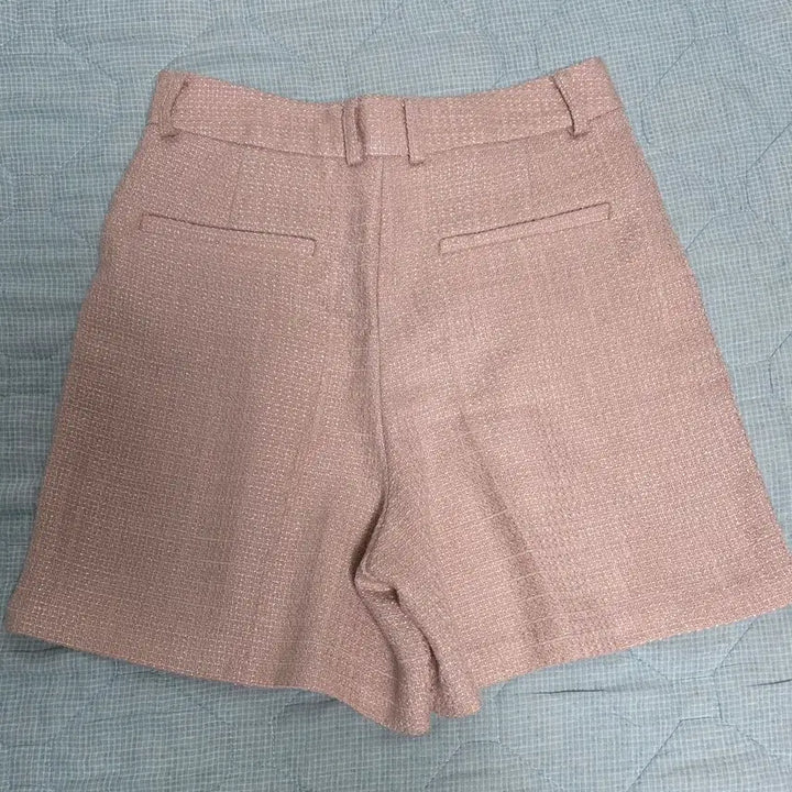 [BUNJANG] Gallery Pink Tweed Shorts Size S / GALLERY 갤러리 핑크 트위드 반바지 S