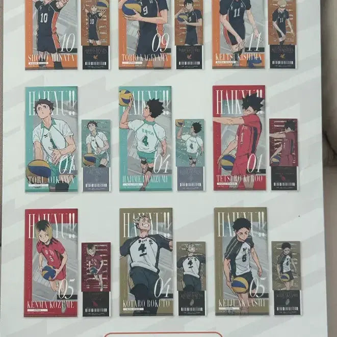 [BUNJANG] Haikyuu Hinata Ticket Case &amp; Clear Card Set / 하이큐 쿠지 I상 티켓 케이스&amp;클리어 카드 세트 히나타