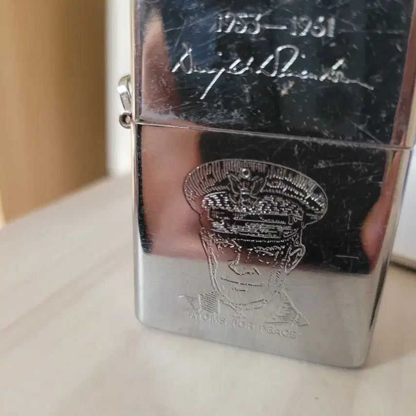 [BUNJANG] ZIPPO Eisenhower 5-Star General President Commemorative Lighter (1953-1961) / ZIPPO 아이젠하워 라이터 1953-1961(수집용).