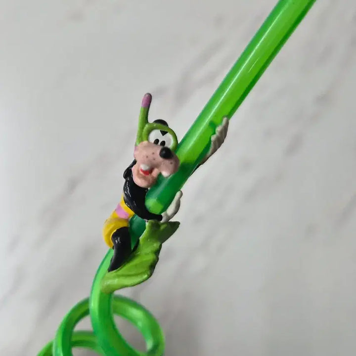 [BUNJANG] Disney Goofy Straw Figurine / 디즈니 구피 스트로우