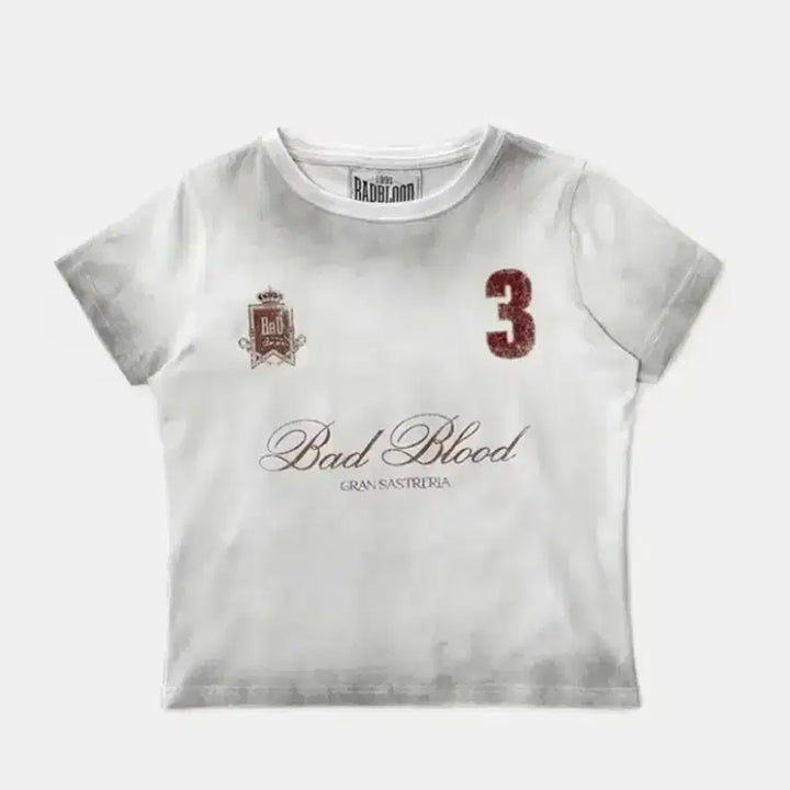 [BUNJANG] BADBLOOD Royal Classic T-Shirt White / 배드블러드 로열 클래식 티셔츠 화이트