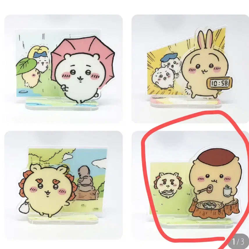[BUNJANG] Chiikawa Kurimanju Acrylic Stand (Sealed) / 치이카와 먼작귀 아크릴 스탠드 쿠리만쥬 미개봉