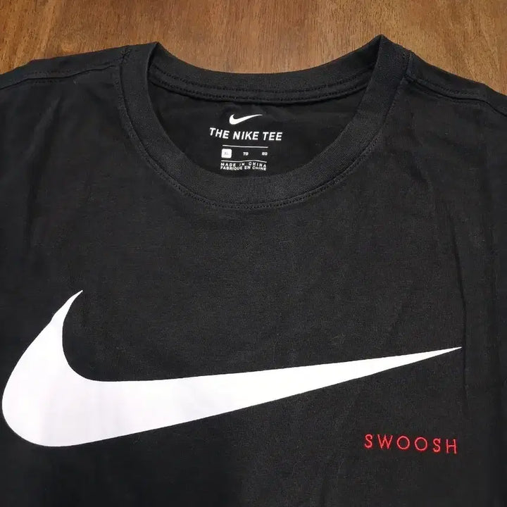 [BUNJANG] Nike Swoosh Black T-Shirt / 나이키 스우시 반팔 티셔츠 블랙